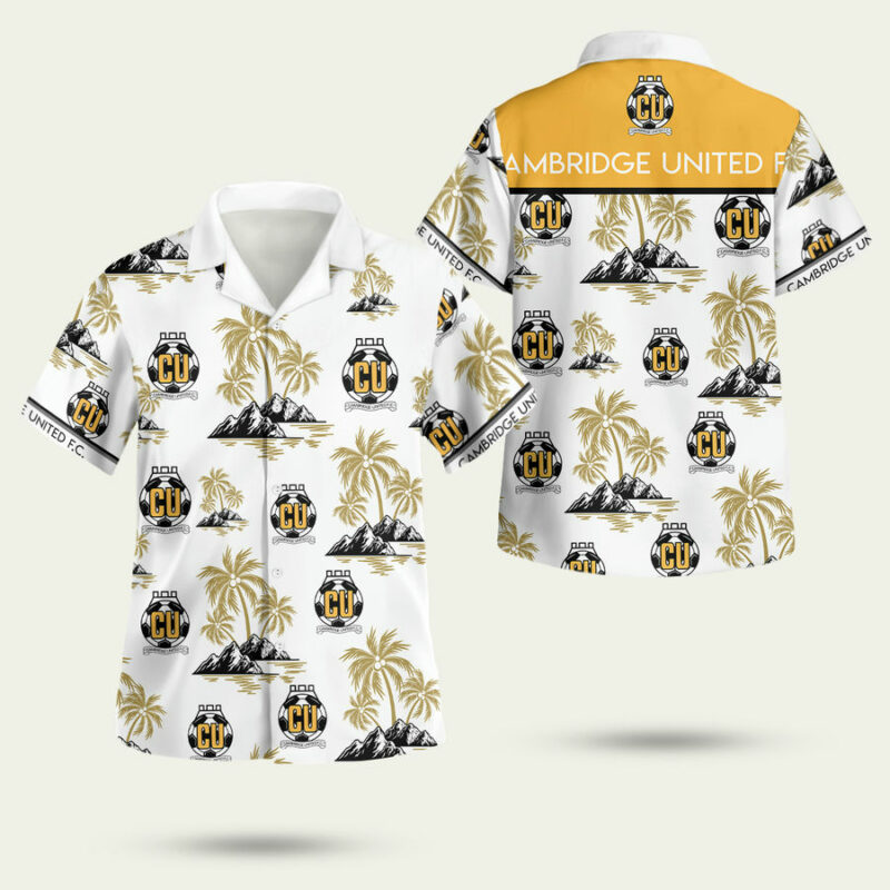 Cambridge United Fc Hawaiian Shirt