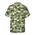 Camouflage Cow Hawaiian Shirt Back