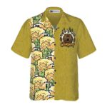 Camping Bear Drink Beer Hawaiian Shirt Front