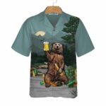 Camping Solves Most Of Problems Brear And Beer Hawaiian Shirt Front