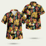 Captain morgan black with yellow pineapple hawaiian shirt 1