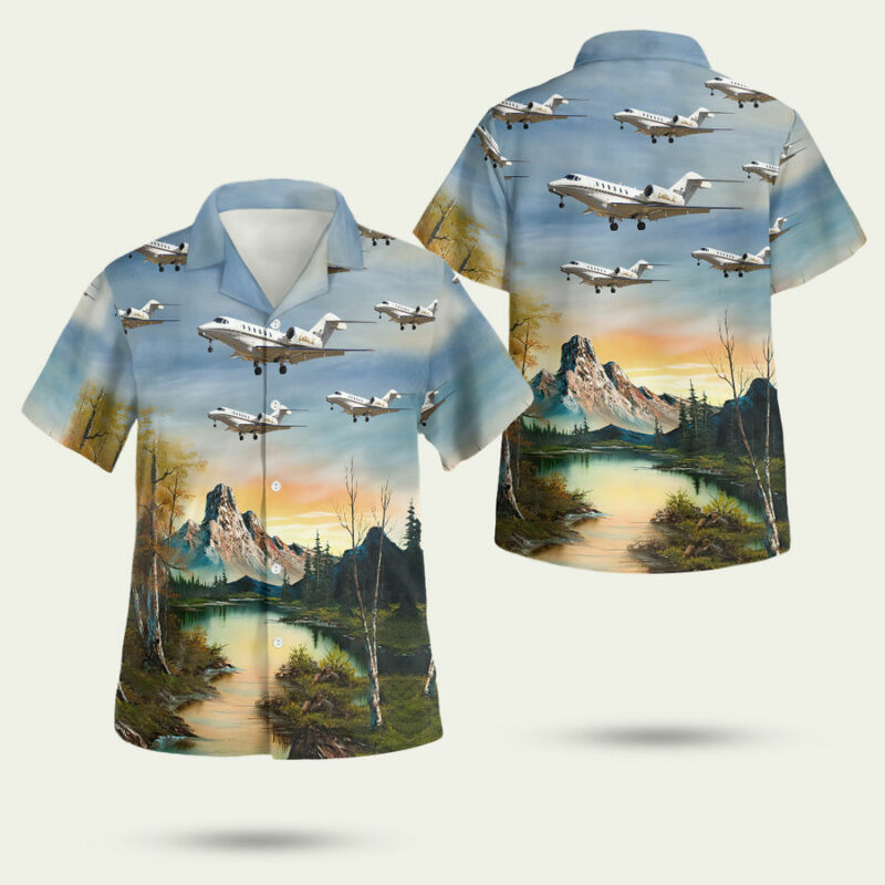 Cessna 750 Citation X Landscape Summer Hawaiian Shirt