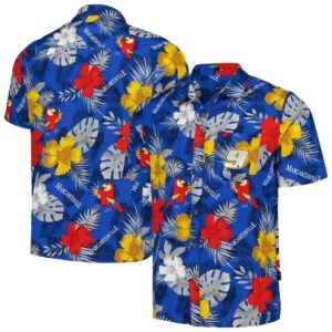 Chase Elliott Margaritaville Royal Island Life Floral Hawaiian Shirt