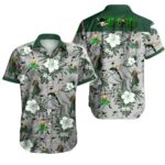 Cheap Luffy Tropical Flowers One Piece Anime Hawaiian Shirt