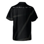 Chevrolet Corvette Black Carbon Faded Stripes Hawaiian Shirt Back