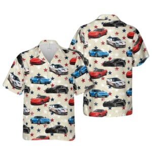 Chevrolet Corvette C6 4Th Of July Hawaiian Shirt