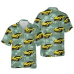 Chevrolet Corvette C7 Coconut Trees Hawaiian Shirt