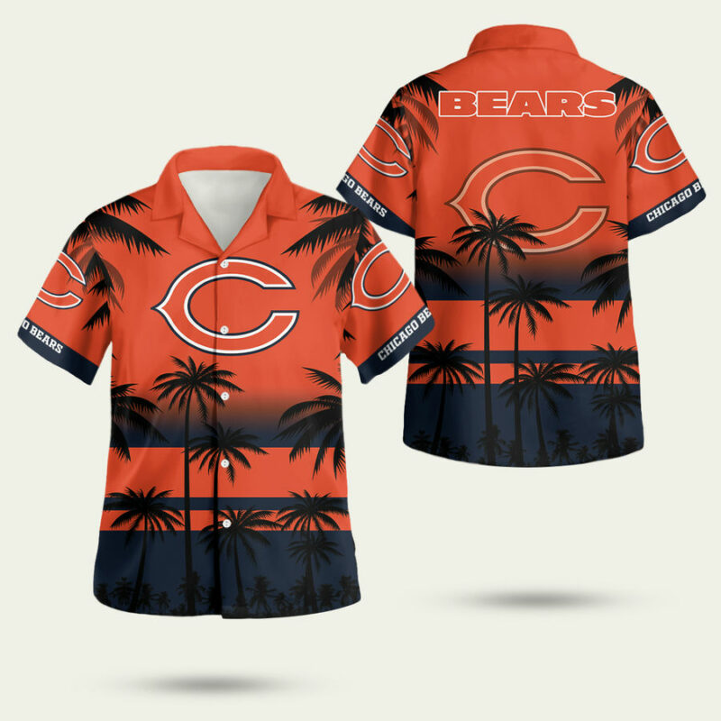 Chicago Bears Beach Hawaiian Shirt