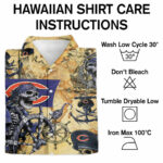 Chicago bears pirates hawaiian shirt care instruction