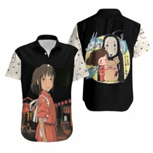 Chihiro Ogino Studio Ghibli No Face For Anime Fan Anime Hawaiian Shirt