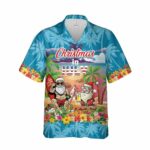 Christmas Hawaiian Shirt Christmas Santa Claus Surfing Hawaiian Shirt Xmas Hawaiian Shirts 1 ktminf