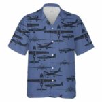 Cirrus Sr 20 Airplane Silhouettes Hawaiian Shirt Front