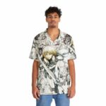 Clare Anime and Manga Inspired Hawaiian Shirt Front