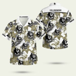 Collingwood football club hawaiian shirt