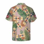 Coors Banquet Beach Lover Pineapple Hawaiian Shirt Back