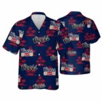 Coors Banquet Beer Coconut Island Pattern Hawaiian Shirt