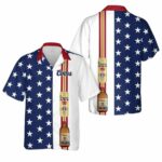 Coors Banquet Beer US Flag 4th Of July Hawaiian Shirt