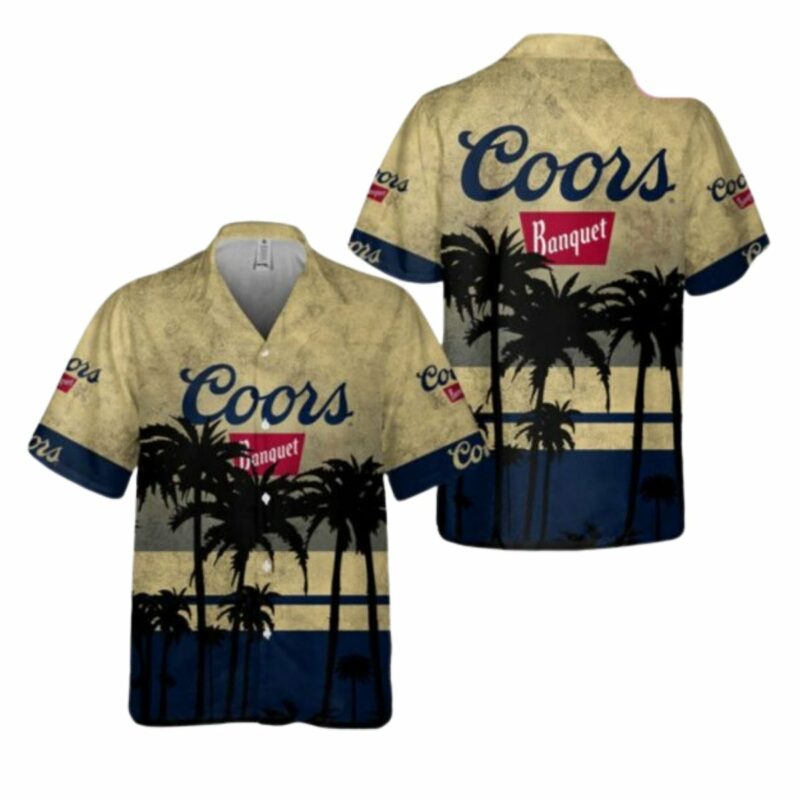 Coors Banquet Coconut Vintage Hawaiian Shirt