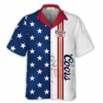 Coors Banquet Fourth Of July Hawaiian Shirt Front