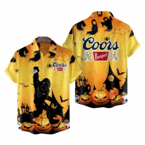 Coors Banquet Halloween Hawaiian Shirt