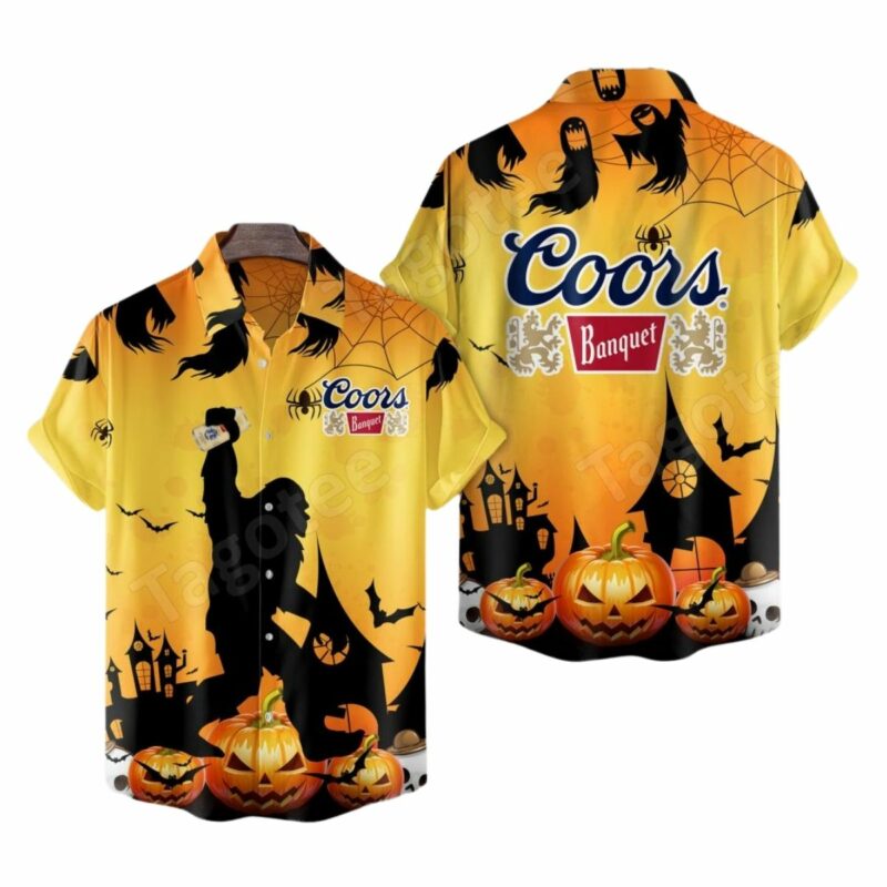 Coors Banquet Halloween Hawaiian Shirt