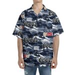 Coors Banquet Hawaiian Sea Island Pattern Hawaiian Shirt Front