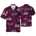 Coors Banquet Red Tropical Summer Beach Hawaiian Shirt