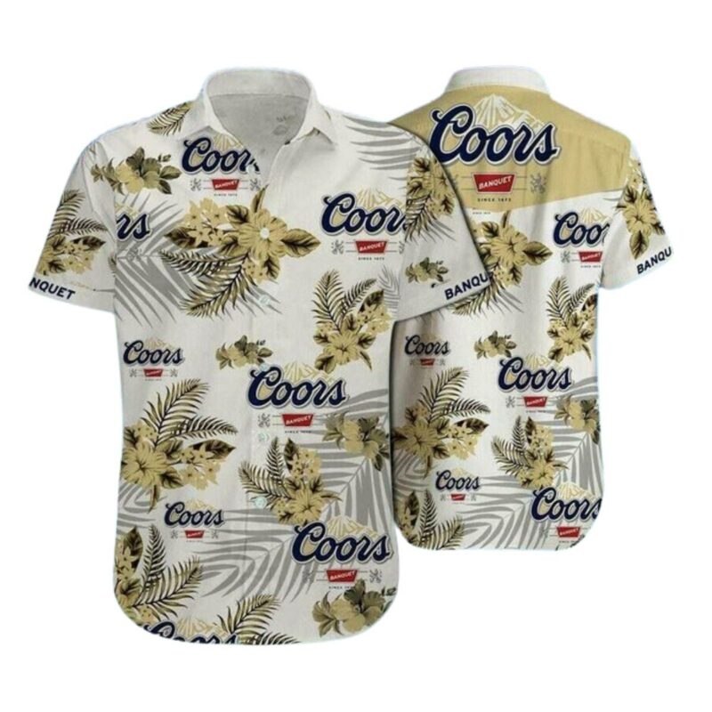 Coors Banquet Tropical Lover Hawaiian Shirt