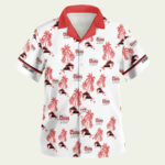 Coors light summer hawaiian shirt front