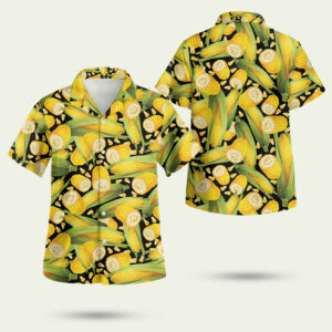 Corn harvest hawaiian shirt