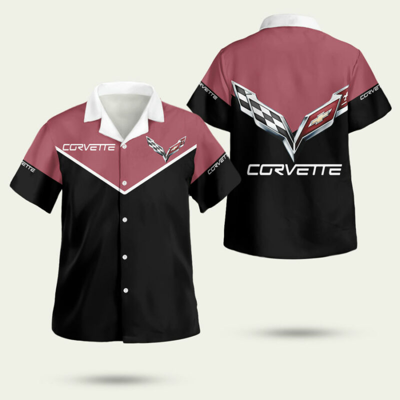 Corvette Logo Hawaiian Shirt