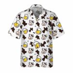 Cow And Beer Mug Seamless Pattern Cow Hawaiian Shirt
