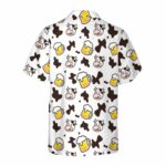 Cow And Beer Mug Seamless Pattern Cow Hawaiian Shirt Back