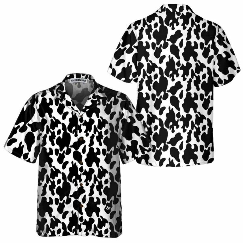 Cow Print Seamless Pattern Hawaiian Shirt