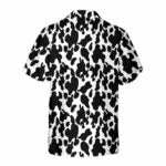 Cow Print Seamless Pattern Hawaiian Shirt Back