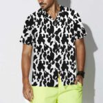 Cow Print Seamless Pattern Hawaiian Shirt Front 1