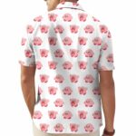 Cute Kirby Face Summer Hawaiian Shirt Back