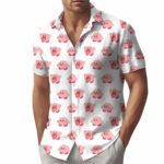 Cute Kirby Face Summer Hawaiian Shirt Front