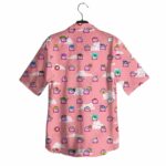 Cute Kirby Pixel Hawaiian Shirt Back