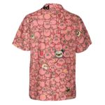 Cute Kirby Waddle Doo Bandana Waddle Dee Meta Knight Kirby’s Characters Hawaiian Shirt Back