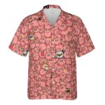 Cute Kirby Waddle Doo Bandana Waddle Dee Meta Knight Kirby’s Characters Hawaiian Shirt Front