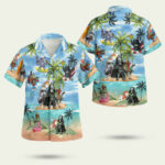 Darth vader boba fett stormtrooper summer time hawaiian shirt 1