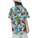 Deadpool Ready To Summer tropical Aloha Hawaiian Shirt Back 1