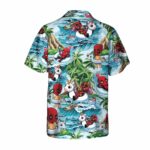 Deadpool Ready To Summer tropical Aloha Hawaiian Shirt Back