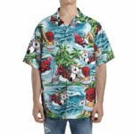 Deadpool Ready To Summer tropical Aloha Hawaiian Shirt Front 1
