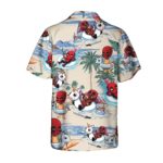 Deadpool Relax Summer Beach Vacation Hero Tropical Hawaiian Shirt Back