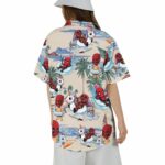 Deadpool Relax Summer Beach Vacation Hero Tropical Hawaiian Shirt Back(1)