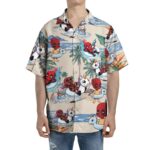 Deadpool Relax Summer Beach Vacation Hero Tropical Hawaiian Shirt Front 1
