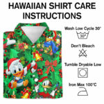 Decor christmas with donald christmas hawaiian shirt care instructions