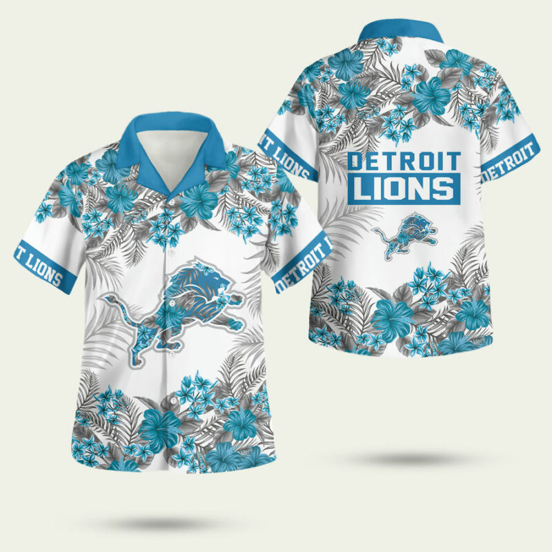 Detroit Lions Combo Hawaiian Shirt